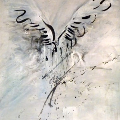 Flügel III | 2011 | Mischtechnik | 75 x 57 cm