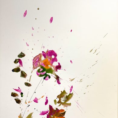 Flowers | Mixed Media auf Papier | 50 x 65 cm | 2020
