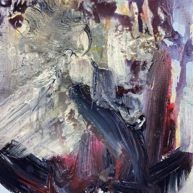 Overcomming Fear | Acryl auf Leinwand | 40 x 50 cm | 2020
